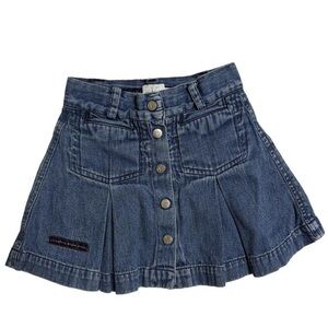 ⭐️ Calvin Klein Blue Button-Front Skirt- kids size small